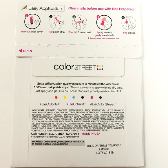 ❌SOLD❌Color Street Trick or Treat Yourself Nail Strips Retired - Picture 4 of 5